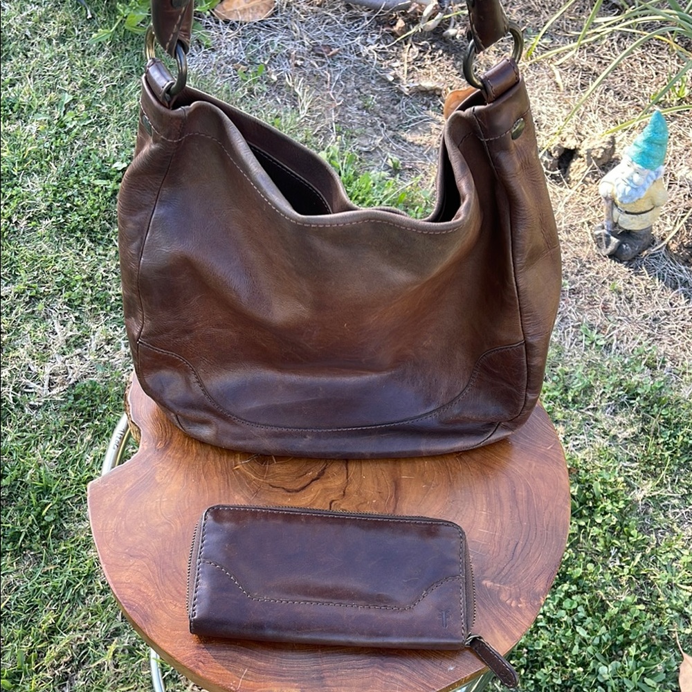 Frye Melissa bag/hobo and wallet